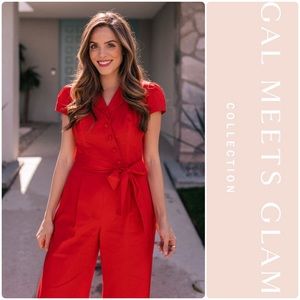 Gal Meets Glam Camille Cotton Jumpsuit